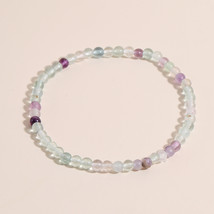 OAIITE 4mm Natural Stone Beads Bracelets Simple Malachite Tiger Eye Matte Black  - £10.34 GBP