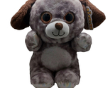 Fiesta Plush Animal Dog 14&quot; Tall Brown White Colors Soft  - $24.98