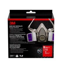 3M P100 Lead Paint Removal Respirator Valved Gray - $36.95