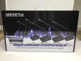 VocoPro Four Channel Digital Wireless Conference System DigitalQuad - £71.06 GBP