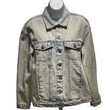 THE FIFTH Jacket Cotton Denim Acid Wash Jean Jacket Women&#39;s Size S - £17.59 GBP