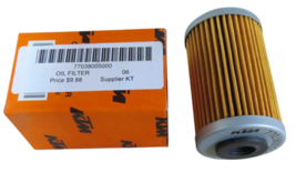 KTM OEM OIL FILTER 77038005000 NEW - $238.96 MXN
