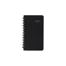 2024 AT-A-GLANCE 2.5&quot; x 4.5&quot; Weekly Planner Black (70-035-05-24) - £24.23 GBP