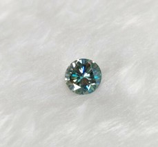 4.85Ct Greenes Blau Lose Echt Moissanit Größe 11 MM Großhandel Zertifiziert - $44.84