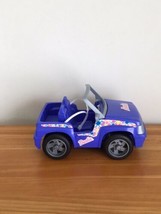 Vintage 1994 Mattel Barbie Blue & Pink Beach Jeep Dune Buggy 4x4 Car Vehicle - $11.26