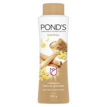 Pond&#39;s Sandal Radiance Talc 100 grams Talcum Powder 3.5 oz Natural sunsc... - $10.49