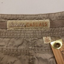 Cabelas Casuals Women's Brown Cargo Utility Cotton Shorts Hiking Size 4 (30×9.5) image 4