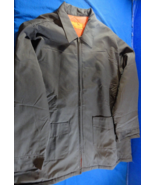 NEW SETLOWEAR DICKIES BLUE ORANGE LINING ZIP UP UTILITY UNIFORM WORK JAC... - $619.41 MXN