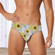 Mondxflaur Sunflowers Swim Briefs Sexy Swimming Trunks Quick Dry Soft At... - $19.99