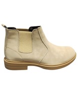 Chunky Ankle Chelsea Boots Mens Sz 7.5 Tan Comfort Rubber Sole Round Toe... - $567.14 MXN