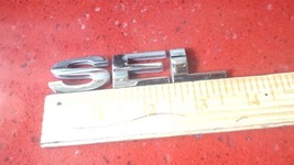 2012-2016 Ford Fiesta  SEL V6 Emblem Letters Logo Badge Trunk Rear Chrome OEM - £7.87 GBP