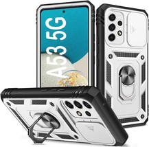 For Samsung Galaxy A53 5G Case 360 Kickstand Slide Camera Cover Multi La... - £31.06 GBP