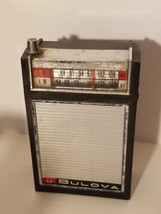 1960&#39;S Vintage Bulova 1460 Serie Mano Retenido Transistor Radio W/ Caja- Como Es - £53.46 GBP