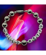 Handmade HELLO KETTY BRACELET disco balls UNIQUE custom GIFT BAG recreation - €10,54 EUR