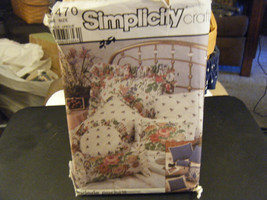 Simplicity 8470 Wedge Pillow, Neckroll Pillow, Shams &amp; Other Pillows Pat... - $12.34