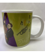 Art Deco Jazz Coffee Mug Music Ceramic Coffee Mug Cup Tea - $5.89