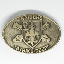 Vintage Raiders Strike Profond Laiton Boucle Ceinture - £25.96 GBP