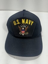 Vintage US Navy Blue Hat Cap North Star Snapback - £10.52 GBP