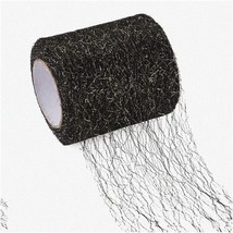 Spooky Spiderweb Tulle: 20 Yards of Black Mesh Fabric Roll - $32.66