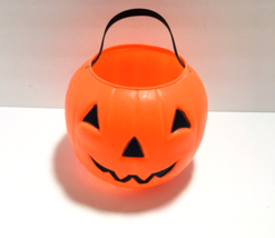 Vintage 1980 EMPIRE Halloween Jack O Lantern Candy Bucket Carolina Blow ... - £18.94 GBP