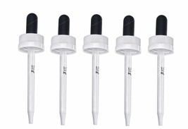 Plastic Eye Dropper 1ml Graduated. 20/400 Neck Finish with Fine-Ribbed C... - £6.37 GBP+