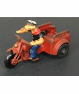 Hubley Popeye Spinach Cart Trike Cast Iron Car Motorcycle - $436.75 CAD