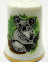 San Diego Zoo Wild Animal Park Porcelain Koala Bear Thimble Vintage  - £11.72 GBP