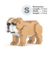 English Bulldog Mini Sculptures (JEKCA Lego Brick) DIY Kit - £31.17 GBP