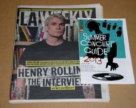 Henry Rollins LA Weekly Newspaper Magazine Vintage 2013 Interview Concer... - $29.99