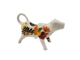 The Pioneer Woman Timeless Floral Autumn Fall Flower Stoneware Cow Creamer - $35.64
