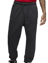  Nike Air Jordan Wordmark Fleece Men Pants Off Noir Sports FJ0696 045 Size L - £64.95 GBP
