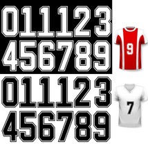 24 Pcs Iron On Numbers, Jersey Heat Transfer Numbers 0 To 9 For Team Uni... - £15.24 GBP