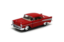 Kinsmart 5&quot; Die-cast 1957 Chevy Bel Air Coupe (Red) No Box - £7.89 GBP