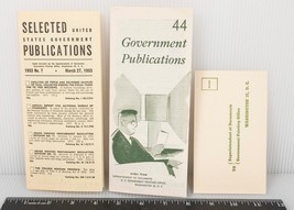 Vintage US Government Publications Order Brochure 1953 g35 - £35.03 GBP