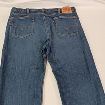 Levi's 505 Straight Leg Men's Blue Denim Cotton 5-Pocket Jeans Size 40W×32L image 12