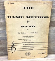 Dale Harris Basic Method for Band Instrument Classes 1956 Music Song Book - $37.87