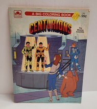 Vintage 1986 CENTURIONS The Missing Scientists Coloring Book Golden Unused - £14.21 GBP