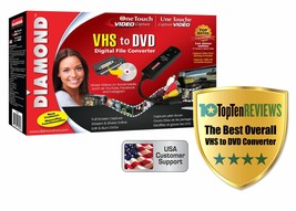 Diamond Multimedia VC500 One Touch VHS to Digital File, DVD Converter with Easy  - $39.55