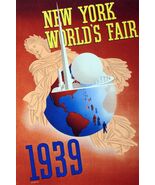 18216.Decor Poster.Wall art.Vintage Room home design.1939 World's Fair N... - $17.10+