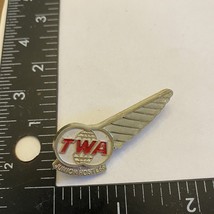 TWA Airlines Junior Hostess Badge Pin Vintage Flying Trans World Airlines - £4.96 GBP
