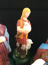 14 Piece Vintage Chalkware Christmas Nativity Set . Italy - £94.76 GBP