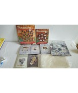 Lot of 9 embroidery needlepoint cross-stitch felt &amp; craft kits various t... - $570.99 MXN