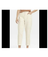A New Day Tapered Leg Highest Rise Relaxed Hip/Thigh White Pants Size 14R. - £43.51 GBP