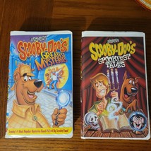 Scooby Doos VHS Movie Lot of 2 Spookiest Tales and Greatest Mysteries - £10.97 GBP