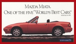 1990 Mazda MX-5 Miata Roadster Vintage Cartolina Originale A Colori -USA-... - £6.83 GBP