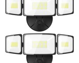 2 Pack 60W Flood Lights Outdoor, 6000Lm Led Flood Light Outdoor Switch C... - £100.25 GBP