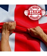 Anley Rip-Proof Technology Double Sided 3-Ply United Kingdom UK Flag 3x5... - £18.99 GBP