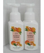 Bath &amp; Body Works Foaming Hand Soap Lot Set of 2 PURELY CLEAN KITCHEN MA... - $27.99