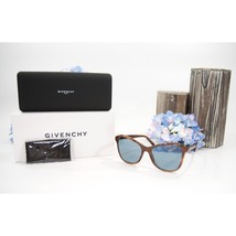 Givenchy GV7198 Brown Gold Oversize Cat Eye Acrylic Logo Sunglasses NWT Case - £138.09 GBP