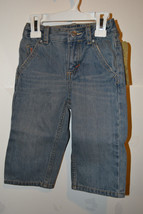 Genuine Kids by Oskosh Infant Toddler Worker Blue Jeans  SIZE 18 M 4T  N... - $10.39